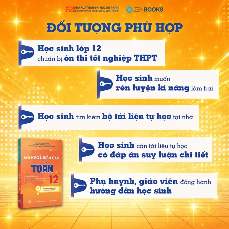 MỞ KHÓA ĐIỂM CAO TOÁN LỚP 12